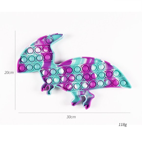 Dinosaur Big Size Push Pop Fidget Toy Assorted - Picture 3 of 4